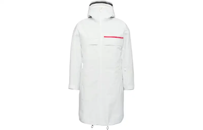 PRADA Gore Tex Pro Padded Jacket Jackets & Coats Women's Pink White