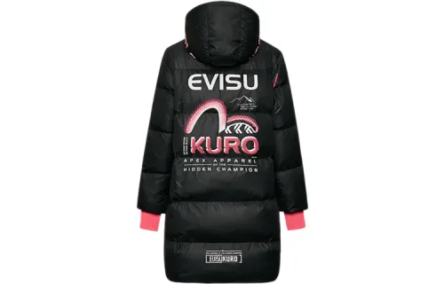 EVISU EVISUKURO Down Jacket Winter Women's Black
