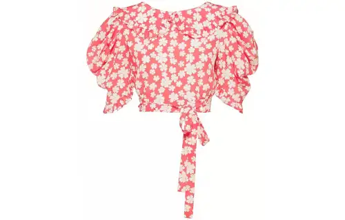 MIU MIU Shirts Women's Pink Crew Neck Moderate Other