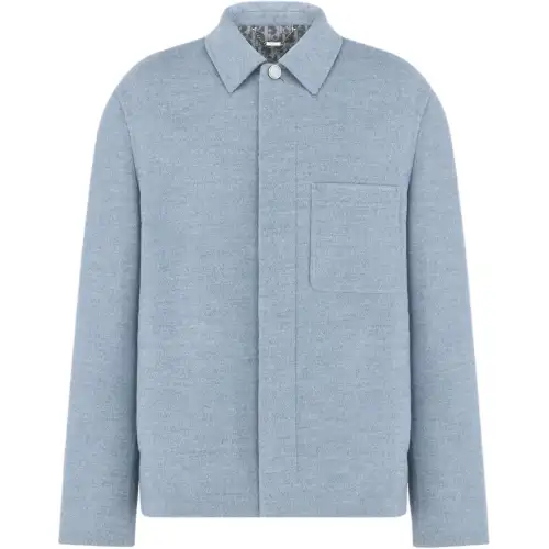 DIOR Jackets & Coats Men's Blue