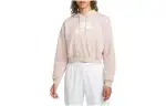 Nike Sweatshirts Women's Light Pink Hooded Moderate Regular