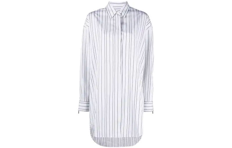 OFF-WHITE striped cotton shirt