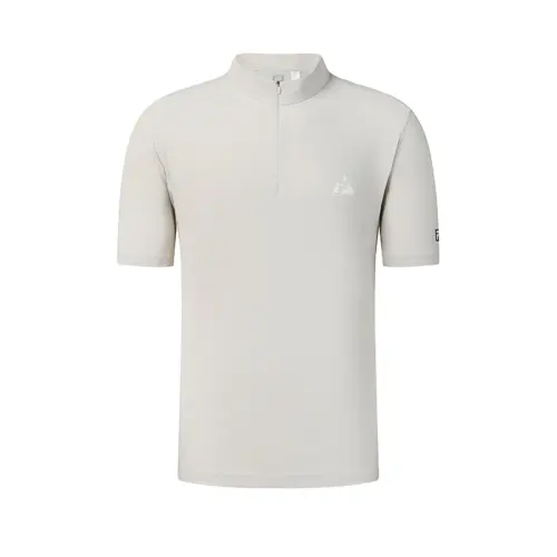 FILA T Shirts Men's Coix Seed Stand Collar Moderate