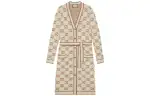 GUCCI Gg Jacquard Belted Waist Cardi-Coat