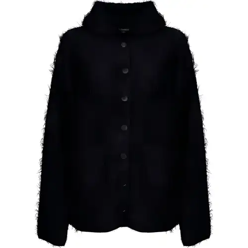 Balenciaga Hooded Cardigan 'Black'