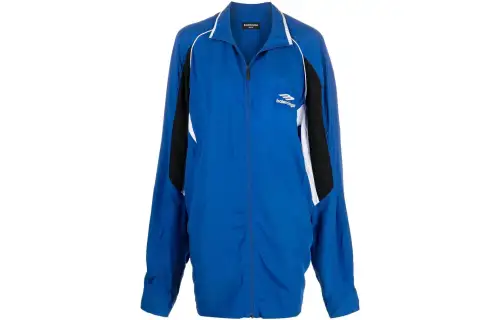Balenciaga Jackets & Coats Loose Fit Women's Blue