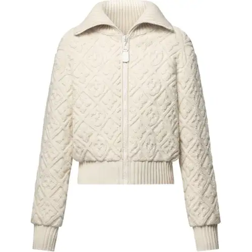 Lv Shearling Effect Monogram Jacket
