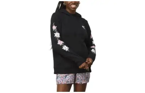 Vans Trinketz Sweatshirts Women's Black Hooded Moderate Regular