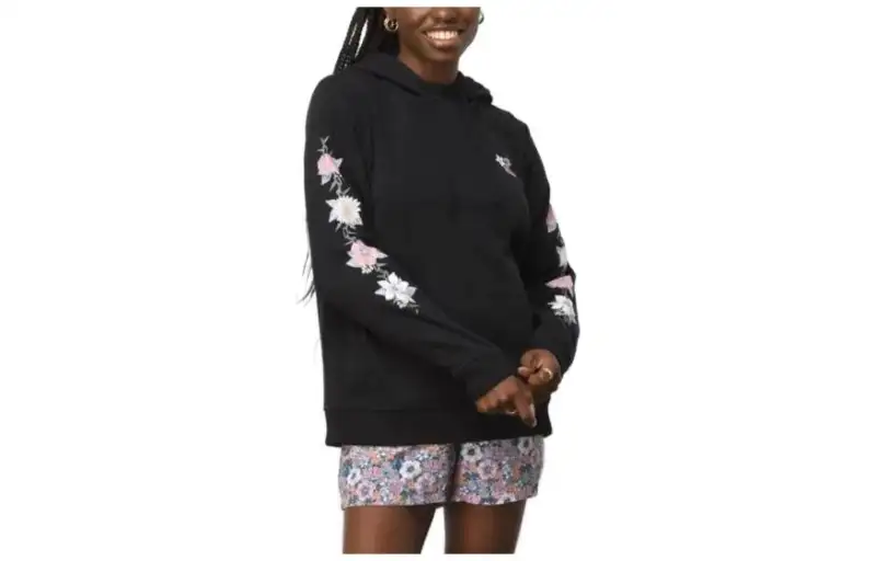 Vans Trinketz Sweatshirts Women's Black Hooded Moderate Regular