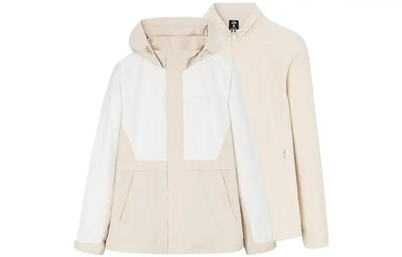 ANTA Variety Training Collection Jackets Women's Wheat Khaki Hooded Moderate Other