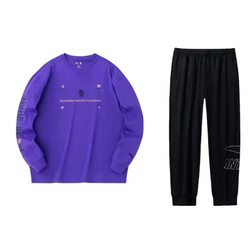 ANTA Casual Sportswear Unisex Crew Neck Moderate