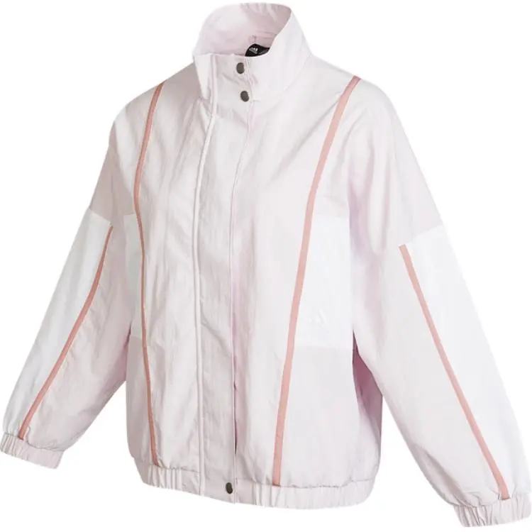 Adidas Jackets Women's Pink Stand Collar Moderate Other