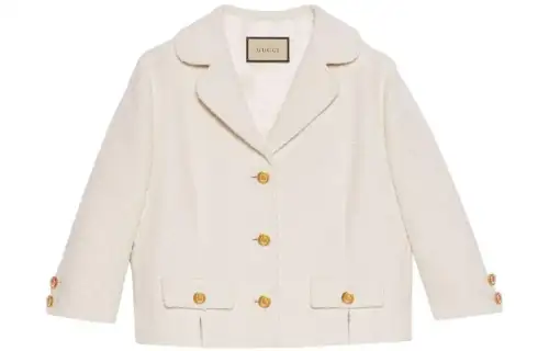 【Previous Season】fine-bouclé single-breasted jacket