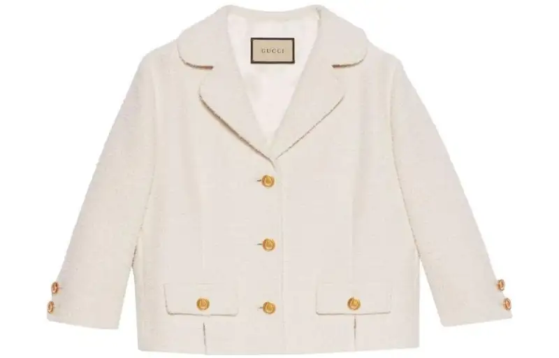 【Previous Season】fine-bouclé single-breasted jacket