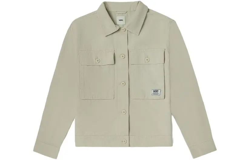 Vans Sandshell Clark Jacket Women's Gray Green