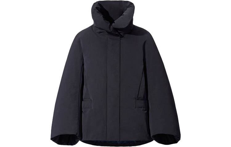 UNIQLO FW20 Down Jacket Women's Winter Navy Blue