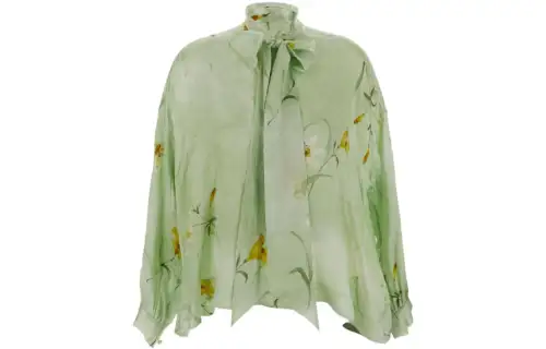Balenciaga Shirts Women's Green Moderate