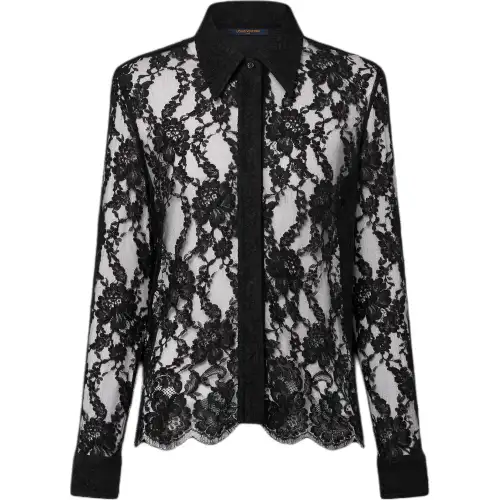 Lv Floral Lace Shirt