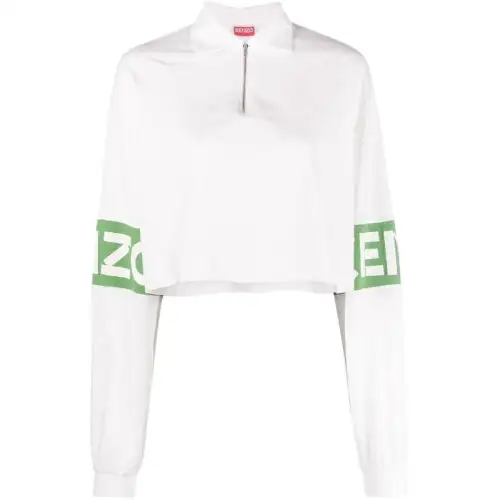 【Previous Season】logo-print cropped shirt