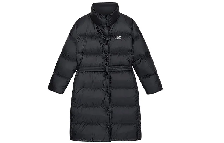 New Balance IU Down Jackets Women's Black Stand Collar Moderate Other