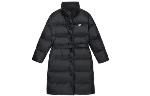 New Balance IU Down Jackets Women's Black Stand Collar Moderate Other