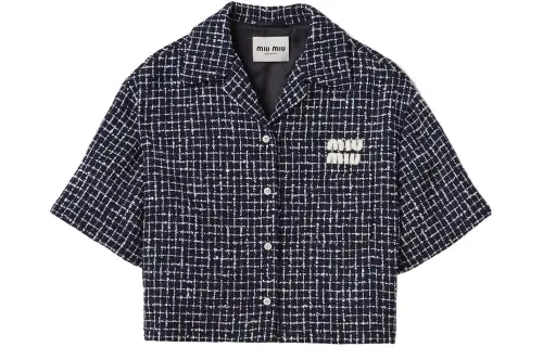 MIU MIU SS24 Jackets & Coats Women's Blue
