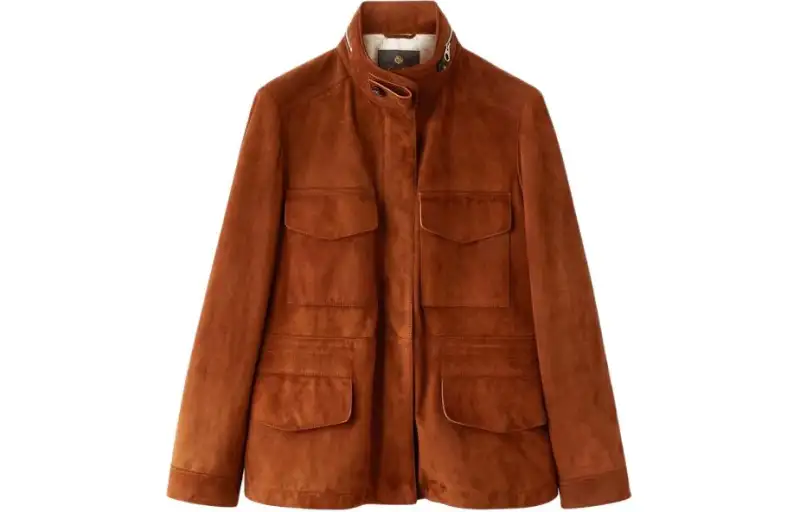 Loro Piana Mini Traveller Jackets & Coats Women's Brown