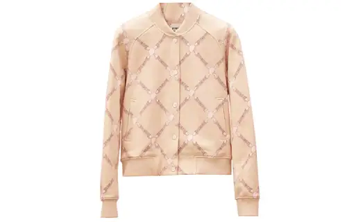 HERMES Jacket Women's Wheat Yellow