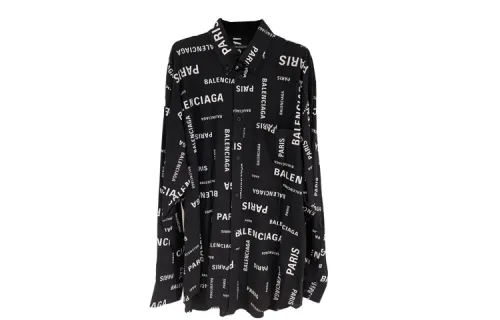 Balenciaga FW23 Shirt Loose Fit Women's Black