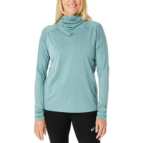Asics Metarun Sweatshirt Women's Gray Green