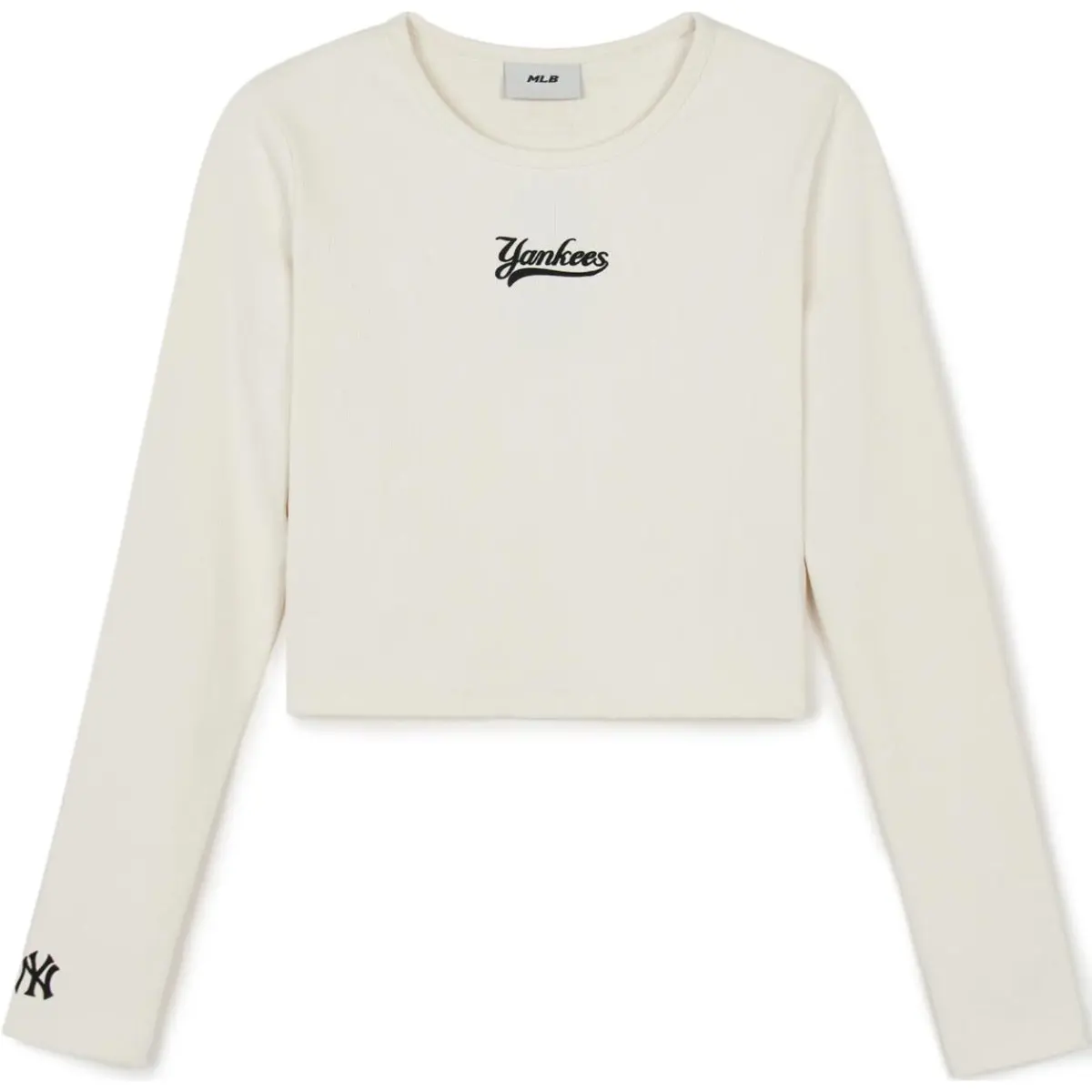 MLB Varsity Regular Sleeve T Shirt Women's Cream