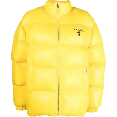 PRADA FW22 Down Jacket Winter Women's Yellow