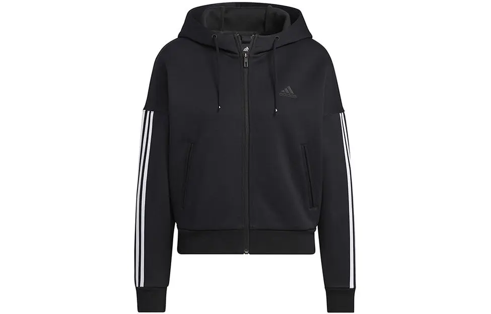 Adidas Essential Jackets Women's Black Hooded Moderate Other