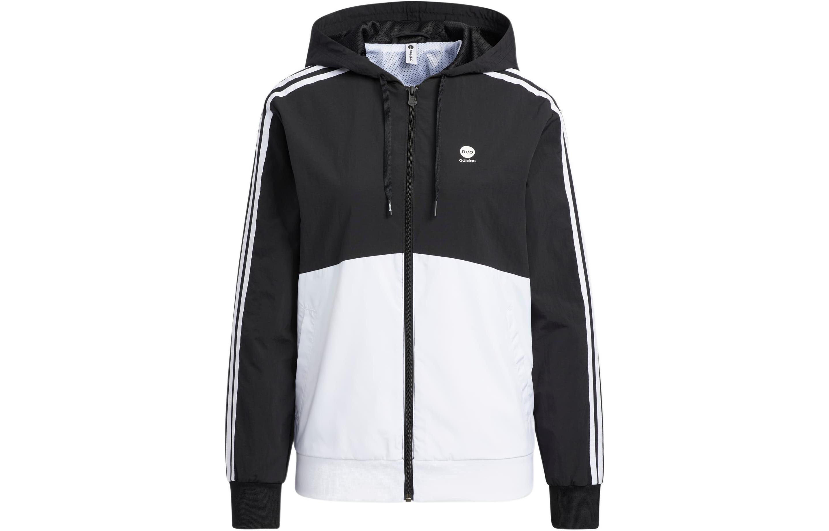 Женская куртка adidas neo M Ess Wv Jkt (черно-белая)