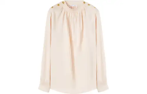 Loro Piana Shirts Women's Beige Crew Neck Moderate Other