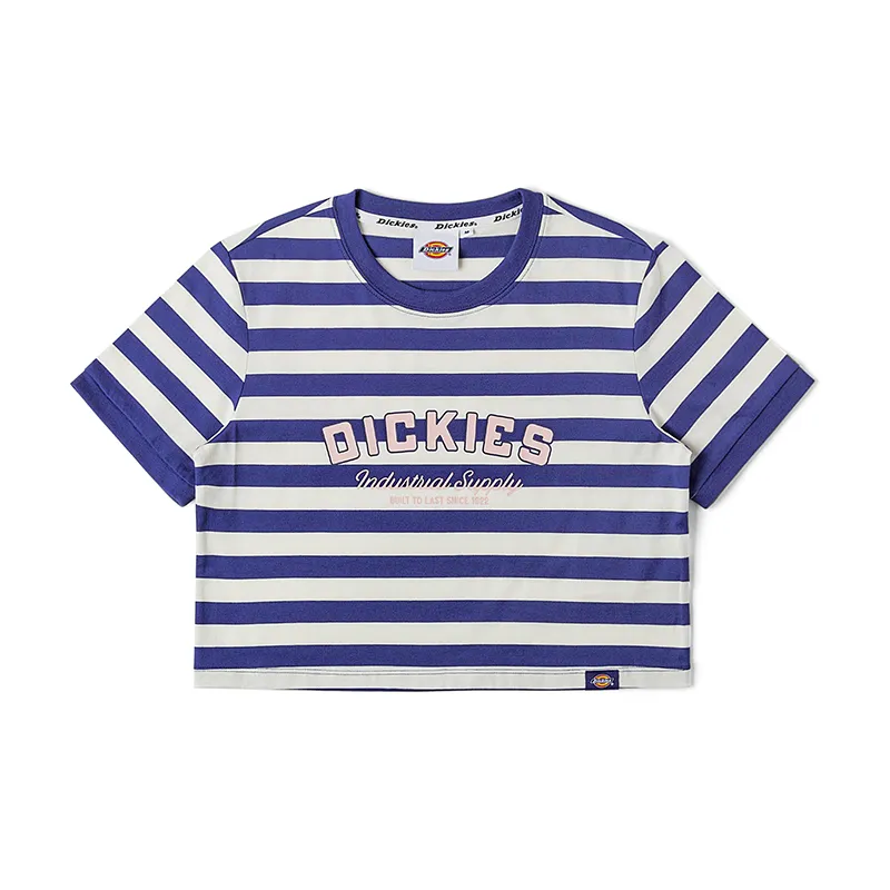 Dickies Regular Short Sleeved T Shirts, Dark Blue Purple DK0A87H6K42 Women's