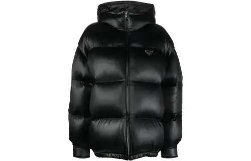PRADA FW22 Down Jacket Winter Women's Black