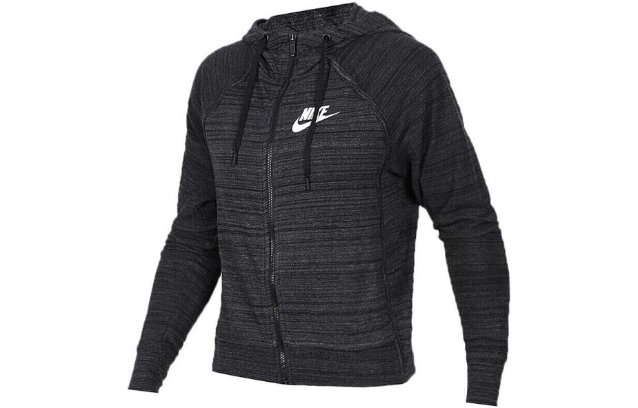 Женская куртка Nike logo (черная)