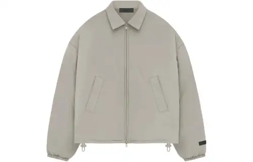 Fear Of God Essentials SS24 Drop2 Women'ss Filled Bomber Jackets & Coats Women's Seal Gray