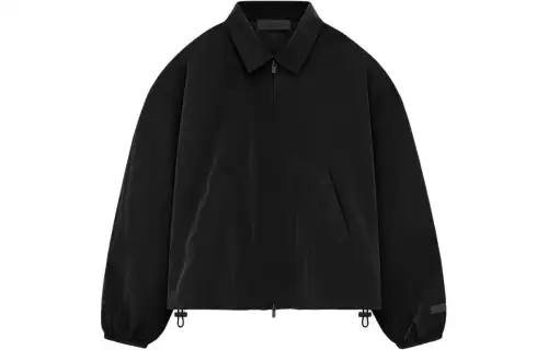 Fear Of God Essentials SS24 Drop2 Women'ss Shell Bomber Jackets & Coats Women's Jet Black/Jet Black