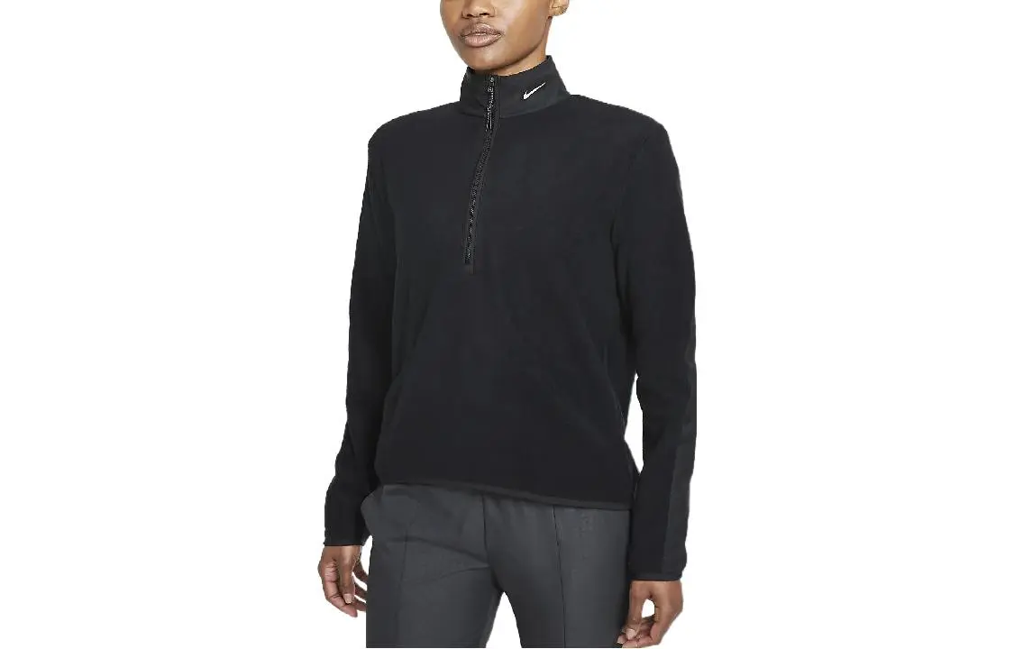 Nike Jackets Women's Black Stand Collar Moderate Other