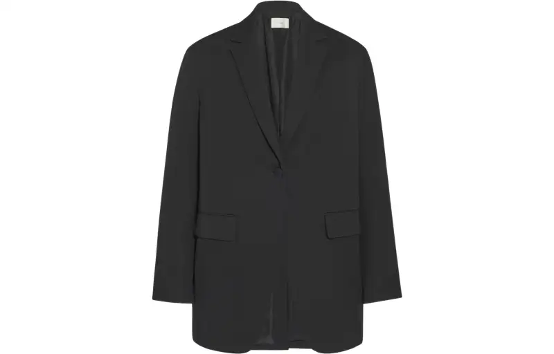 THE ROW Jackets Women's Black Suit Collar Moderate