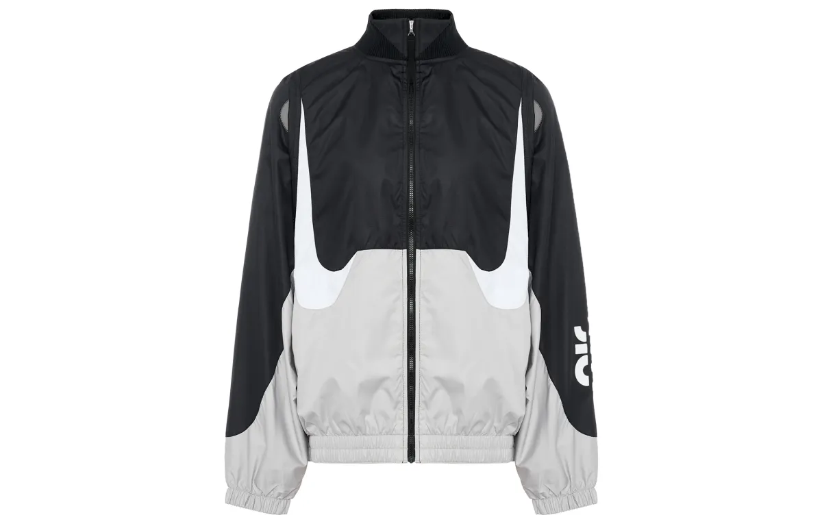 Nike Jackets Women's Black Stand Collar Moderate Other