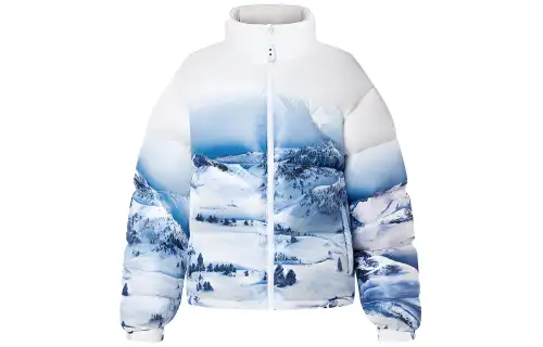 LOUIS VUITTON Down Jacket Women's White