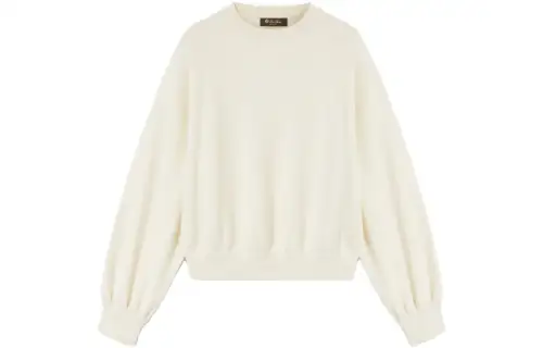 Loro Piana Sweatshirt Women's Vanilla Ivory