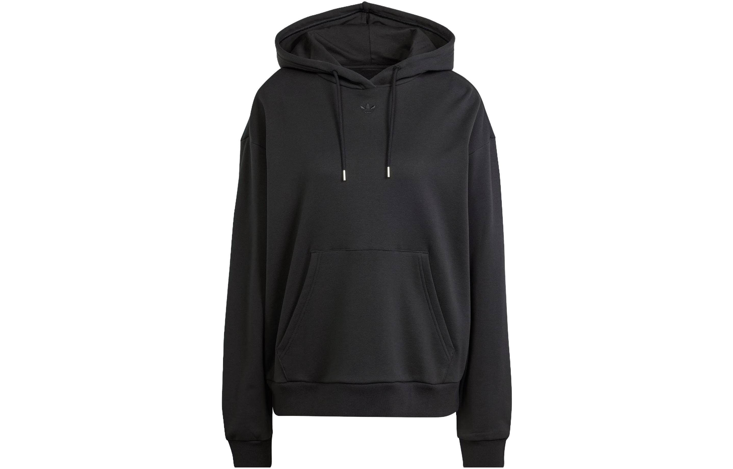 Женское худи adidas originals Embellished Oversized Hoodie (черное)