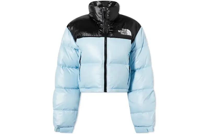THE NORTH FACE Women's Nuptse Short Jacket Beta Blue