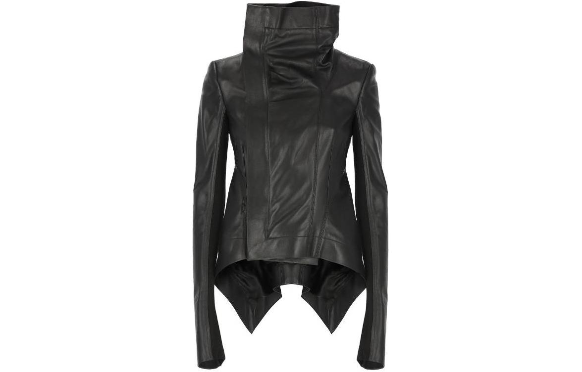 RICK OWENS Naska High Neck Biker Jacket