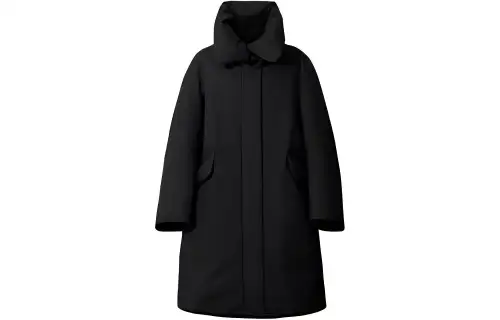 UNIQLO Down Jackets Women's Black Stand Collar Moderate Other
