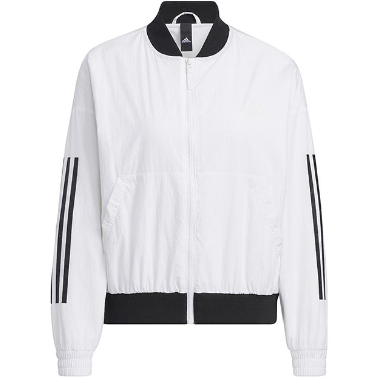 Женская куртка adidas Striped Jacket (белая)